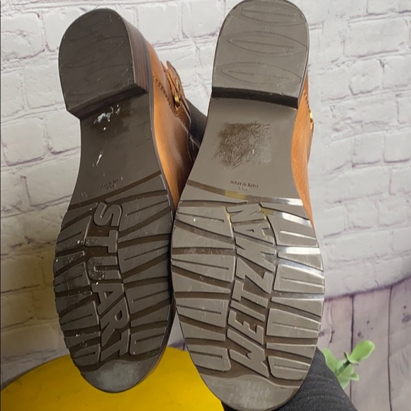 Stuart Weitzman Leather Round Toe Knee High boot - Picture 9 of 13